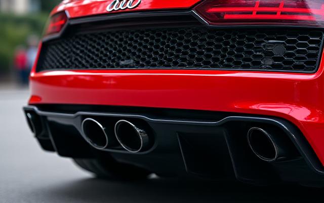 Audi R8 V10 mit individueller Abgasanlage