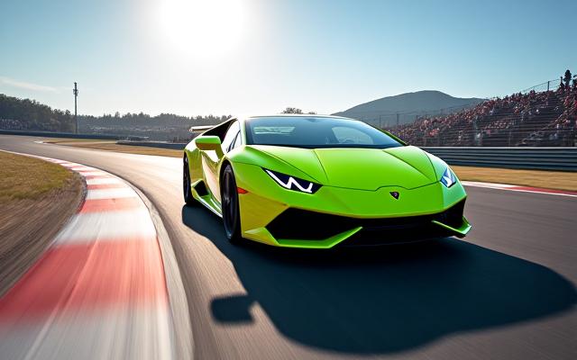 Lamborghini Huracán mit Track-Optimierung